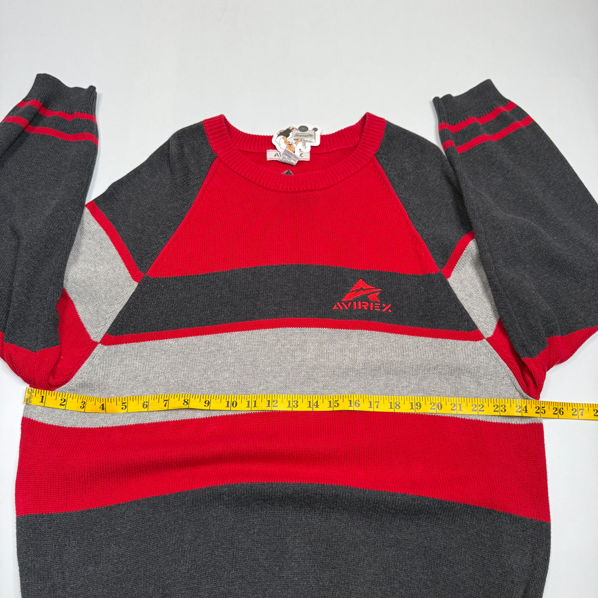 YwK Avirex Colorblock Knitted Sweatshirt 2XL