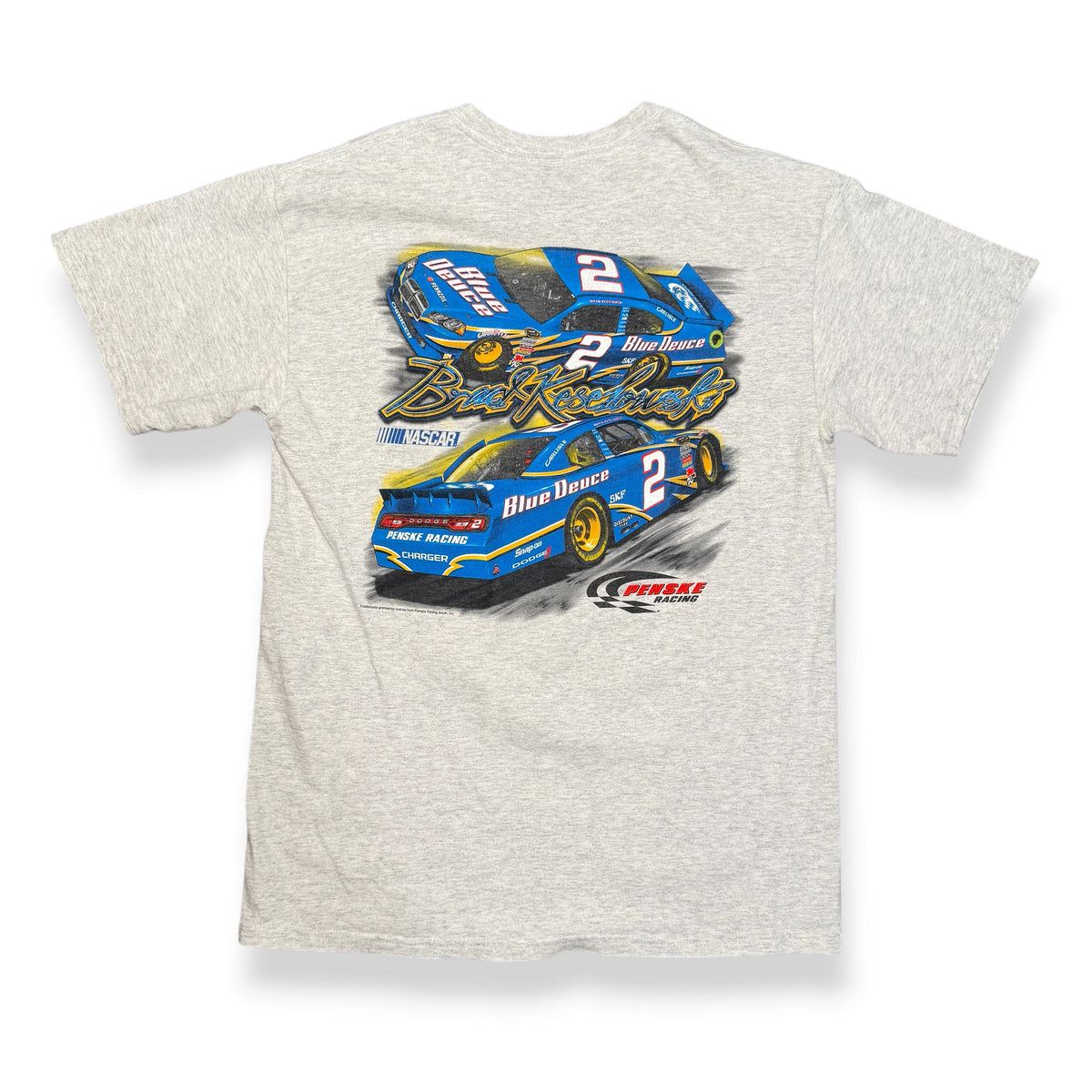 2012 Brad Keselowski Blue Deuce T Shirt M