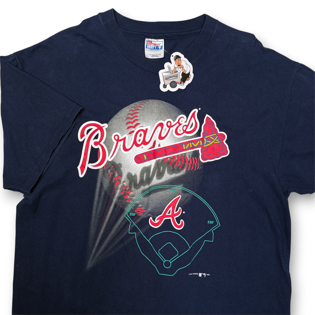 VTG 1995 Atlanta Braves Fulton County Stadium T Shirt XL