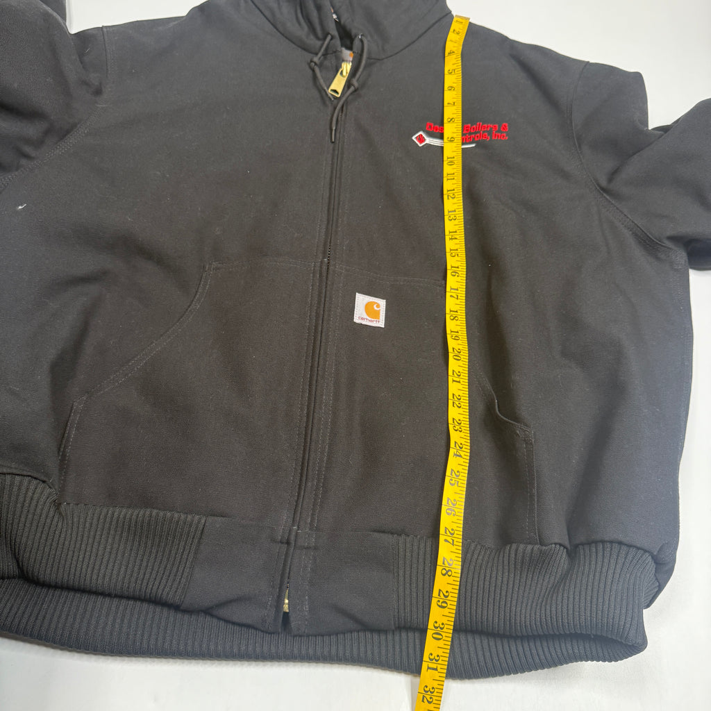 Y2K Carhartt J140 Duck Active Jacket 2XL Black