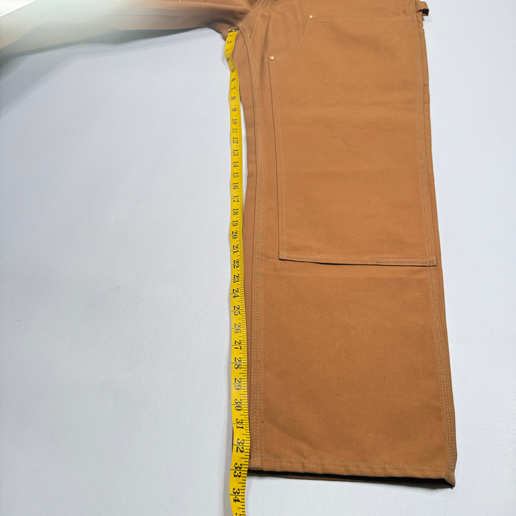 NWT Carhartt Iconic B01 Firm Duck Double Front Loose Fit Work Pants 40" Brown