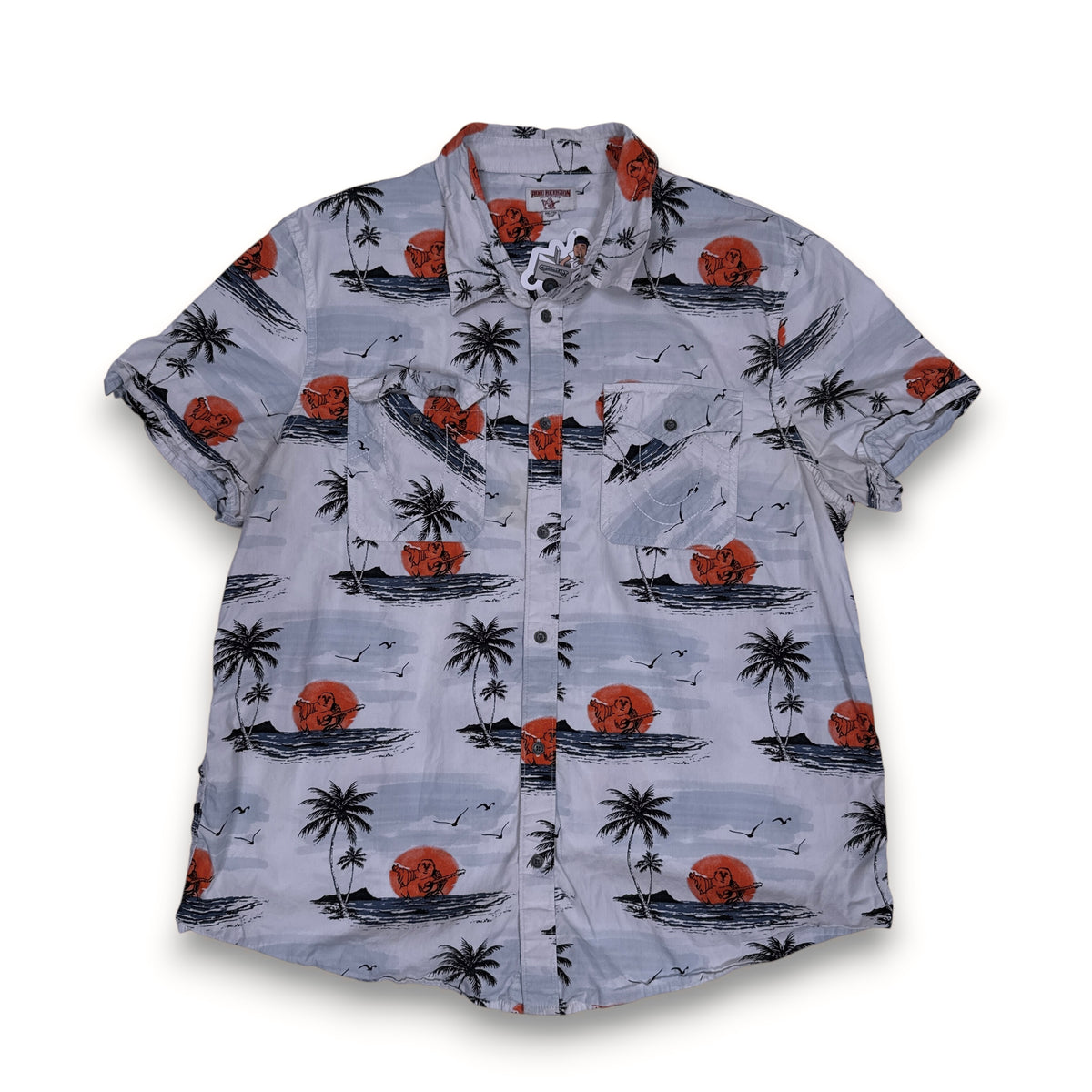 True Religion Tropical Button Up XL/L