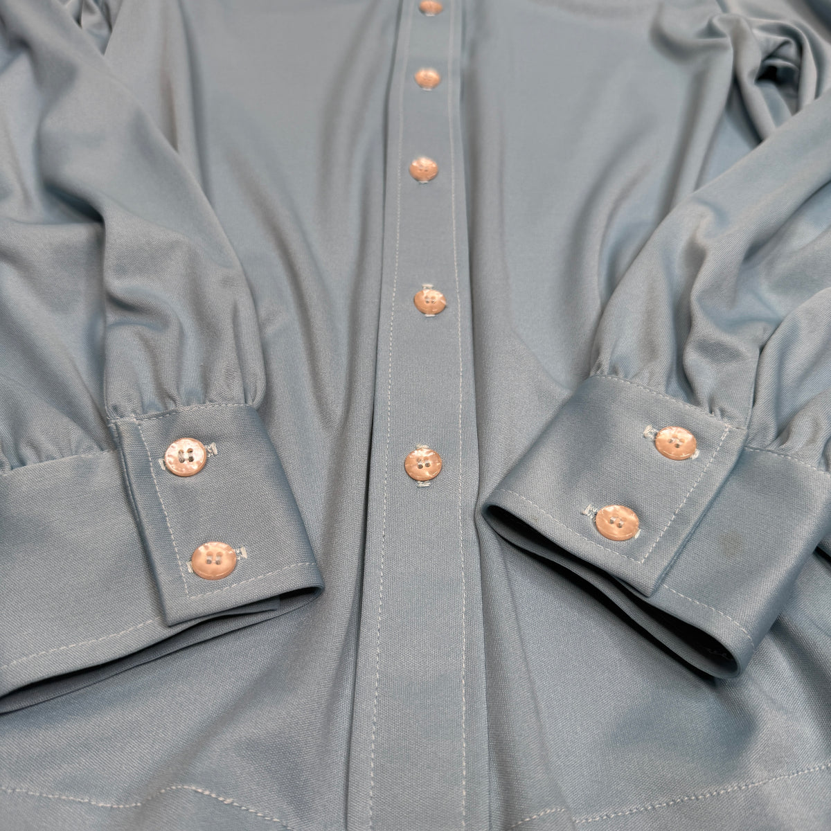 VTG Rhodes Dagger Collar Button Up Blouse M