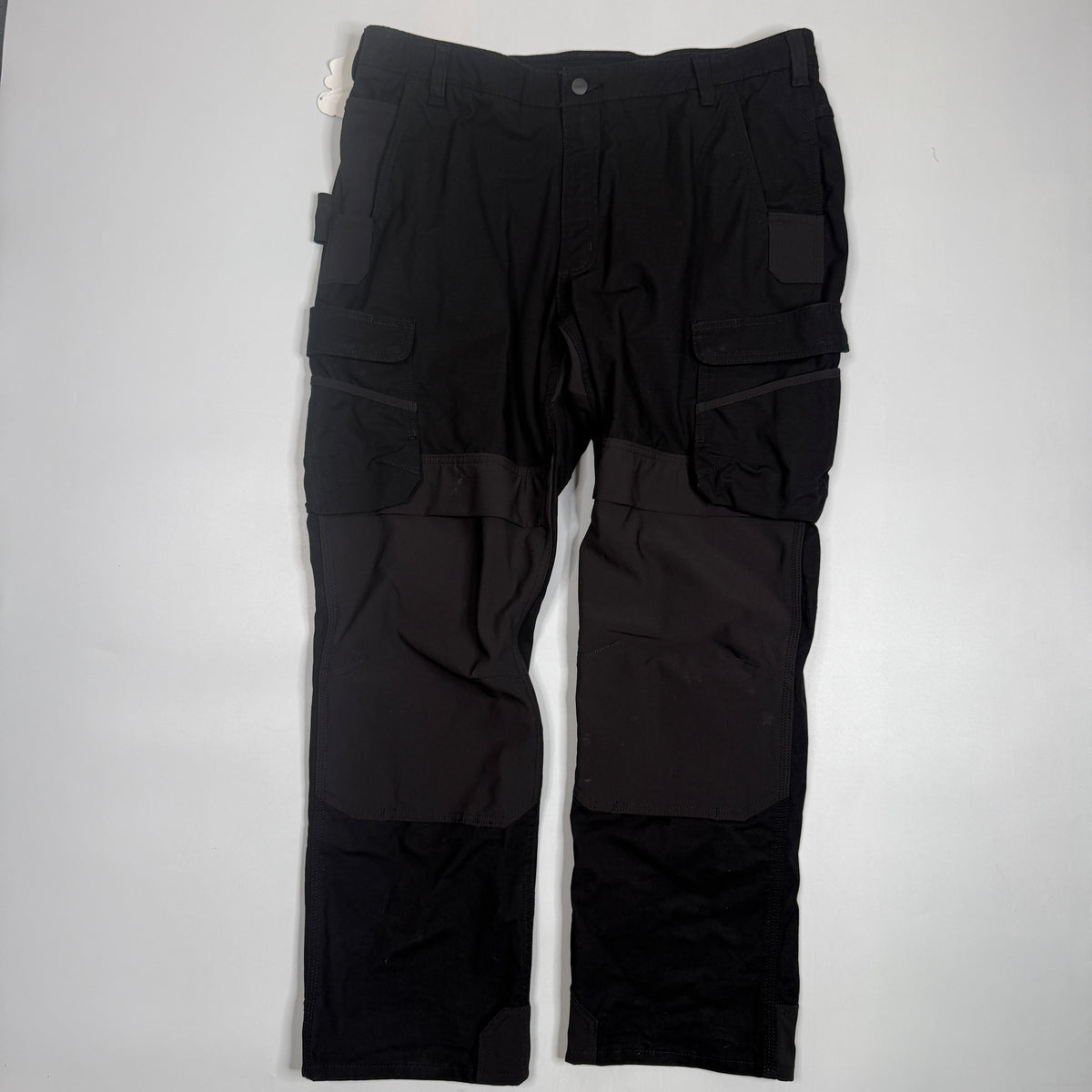 Carhartt Steel Rugged Flex Relaxed Fit Double Front Cargo Work Pants 40" Black