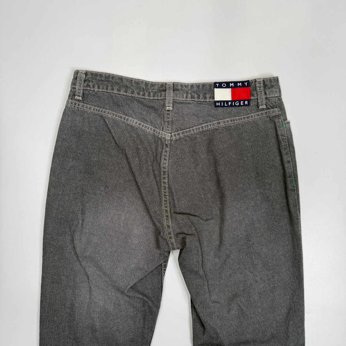 Y2K Tommy Hilfiger Bootcut Jeans 30" M Grey