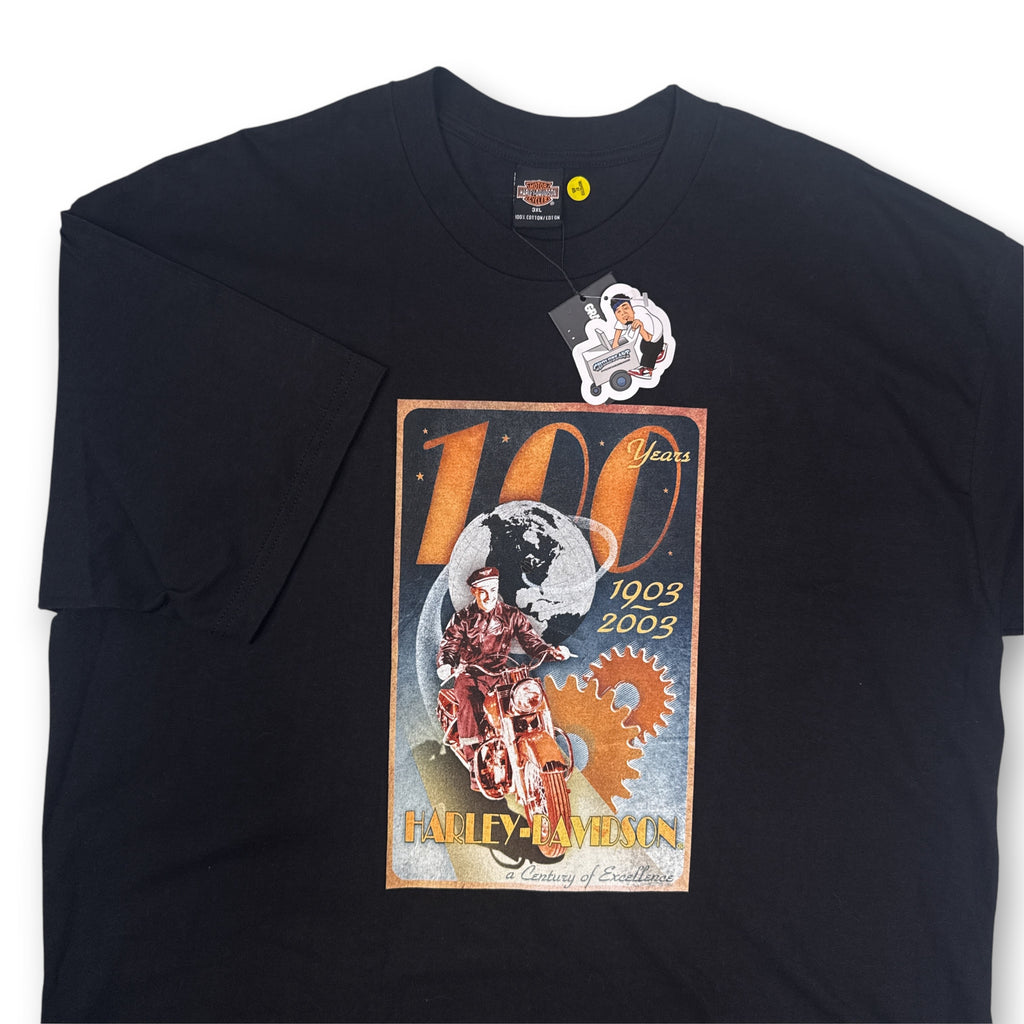 NWOT Y2K Harley Davidson 100 Anniversary T Shirt 3XL