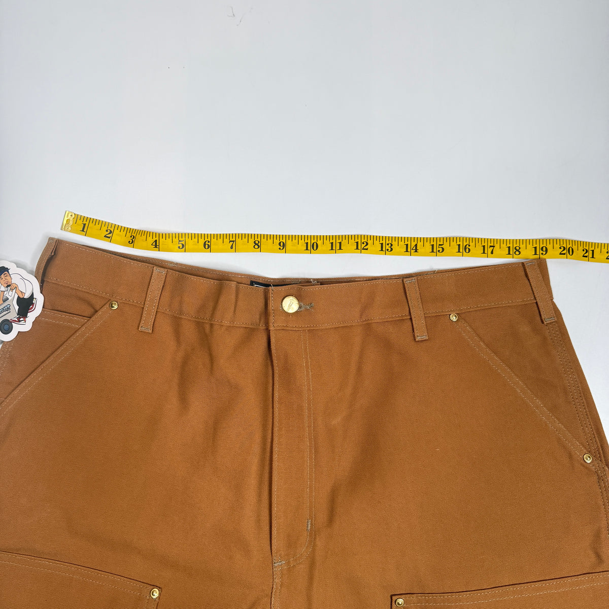 NWT Carhartt Iconic B01 Firm Duck Double Front Loose Fit Work Pants 40" Brown