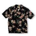 VTG Paradise Found Cattleya Orchid Hawaiian Button Up M