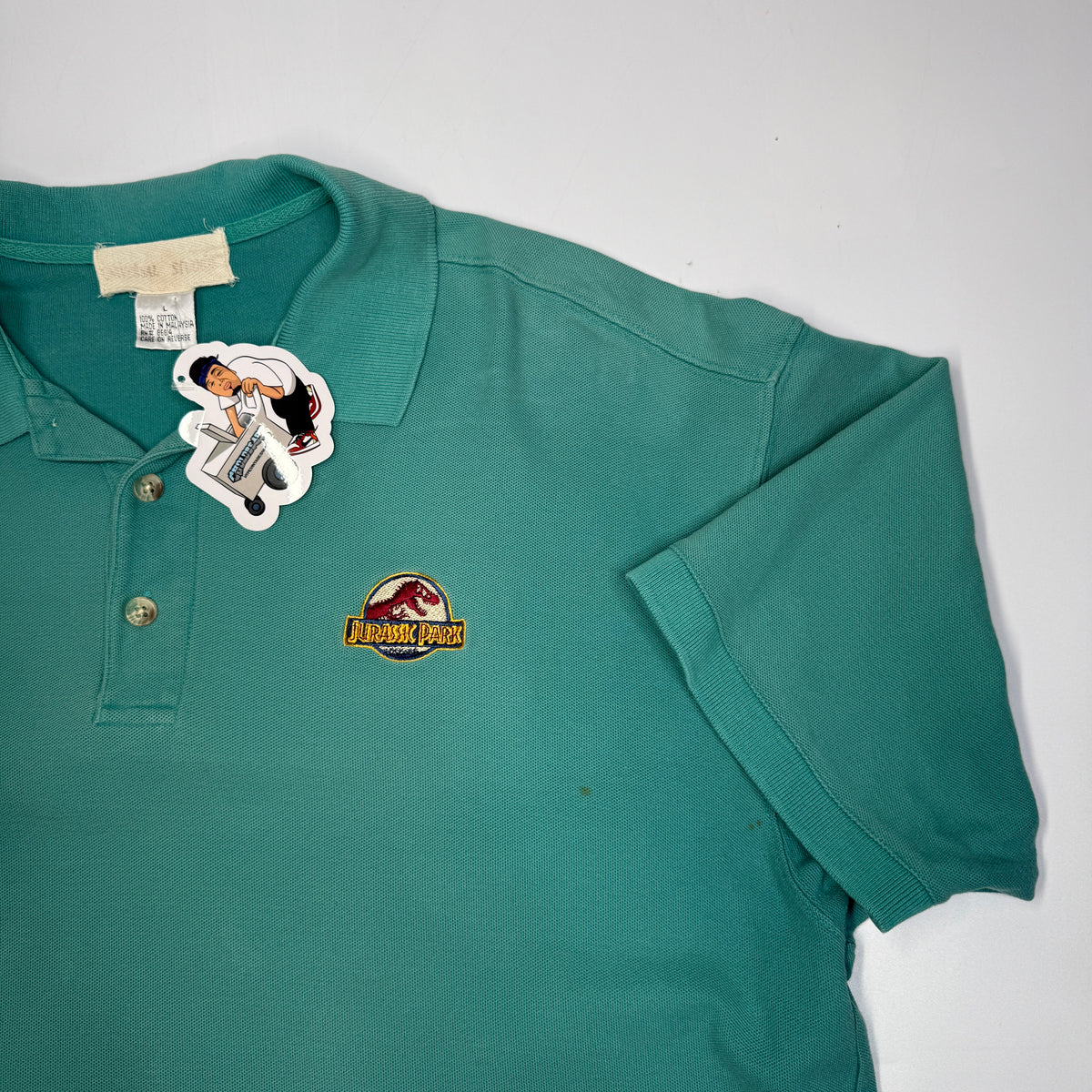 VTG Universal Studios Jurassic Park Polo Shirt L/XL
