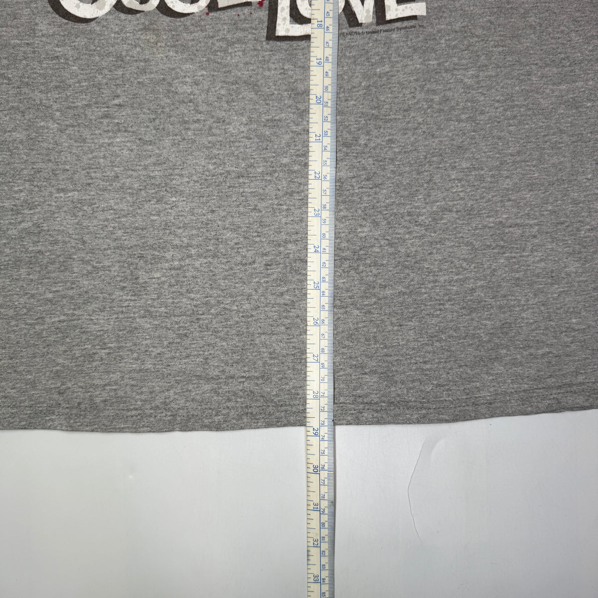 Y2K Cool Love Peanuts Friends T Shirt L Grey