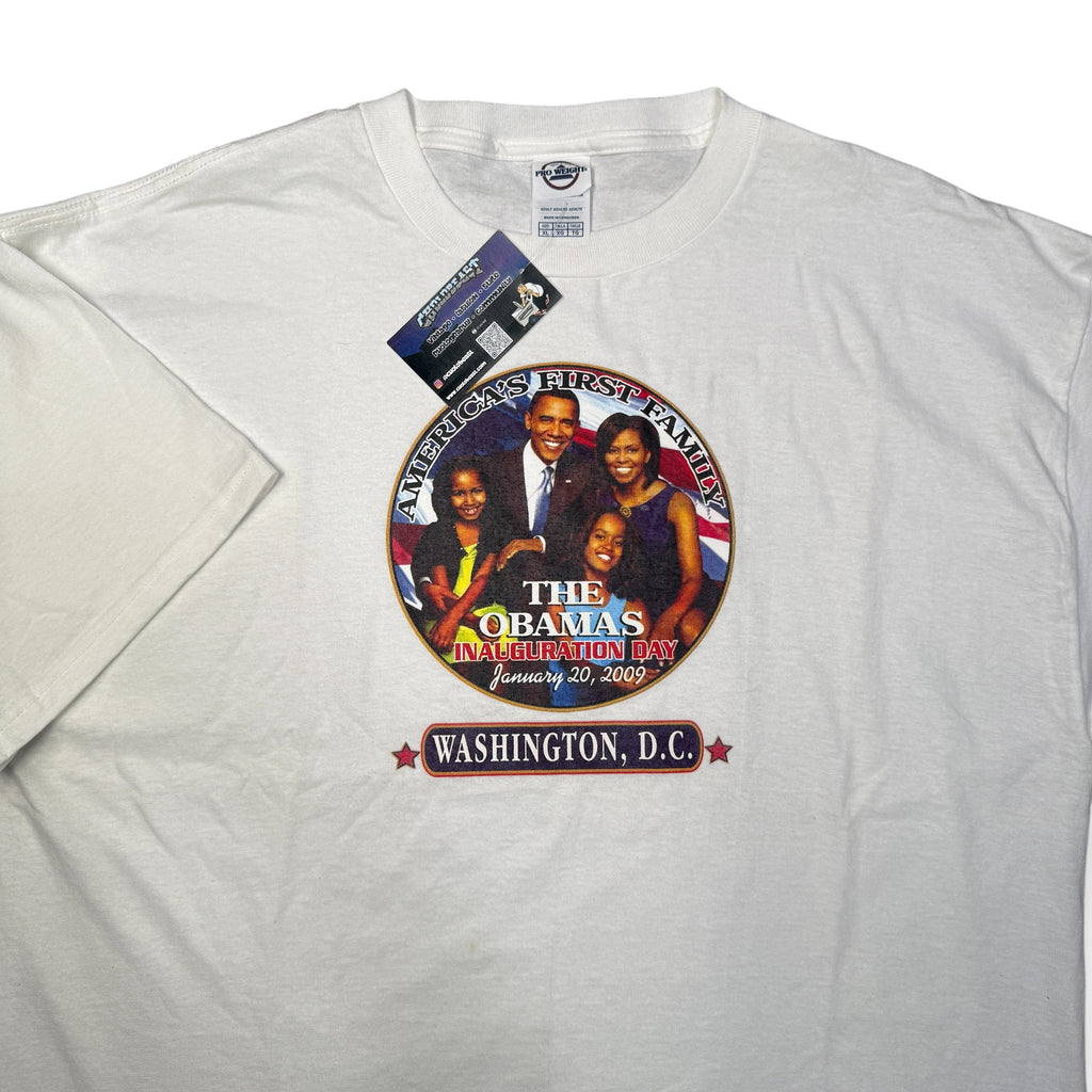 Y2K 2009 Obamas T Shirt XL White