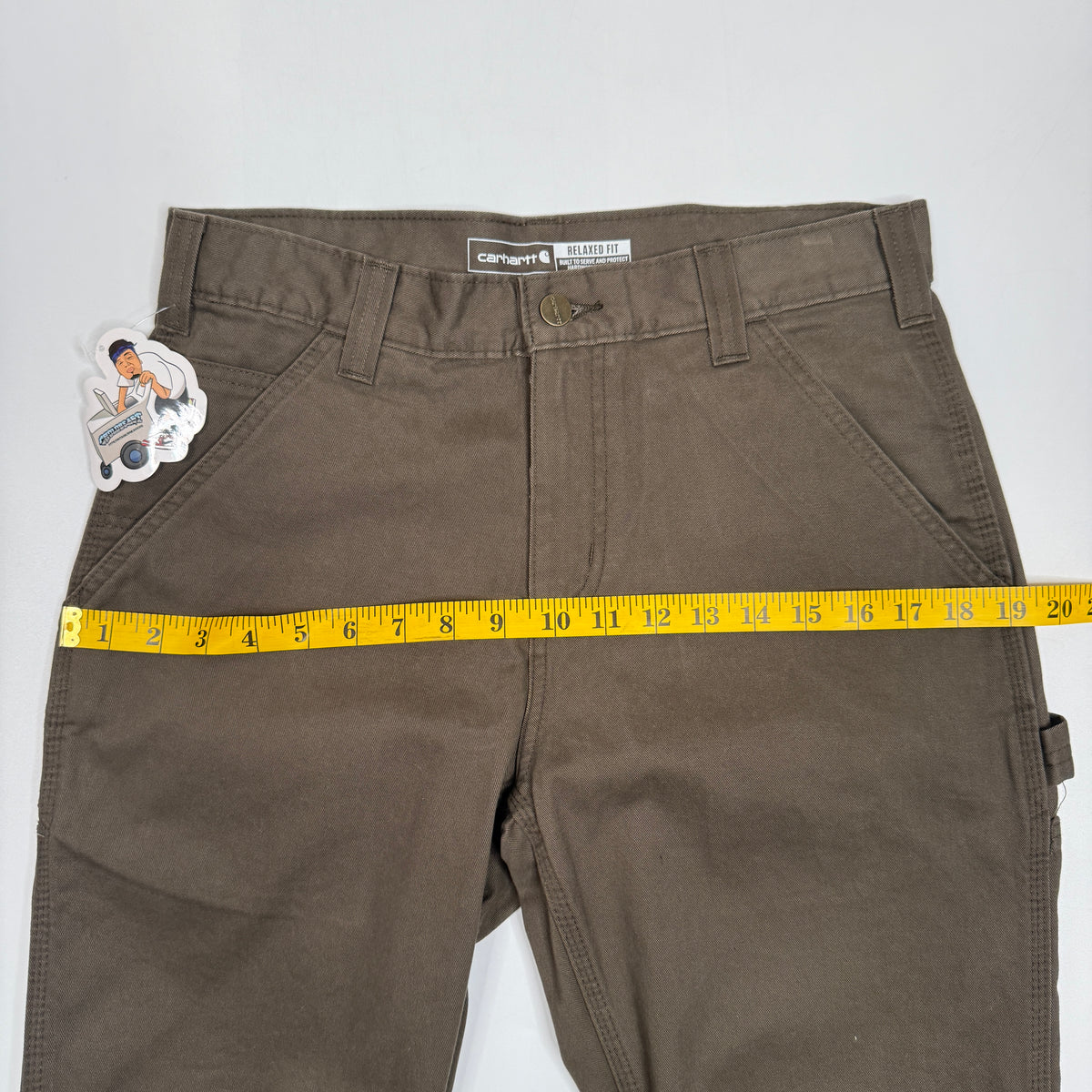 NWT Carhartt Relaxed Fit Utility Straight Twill Pants 30" Dark Coffee