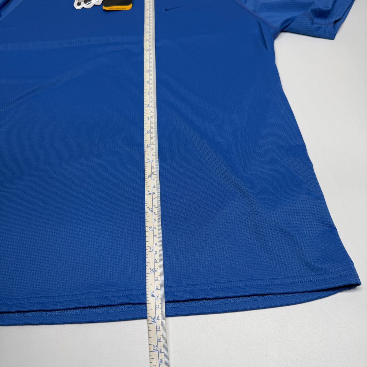 NWT Y2K Nike Sphere Dry Mini Swoosh T Shirt L Blue