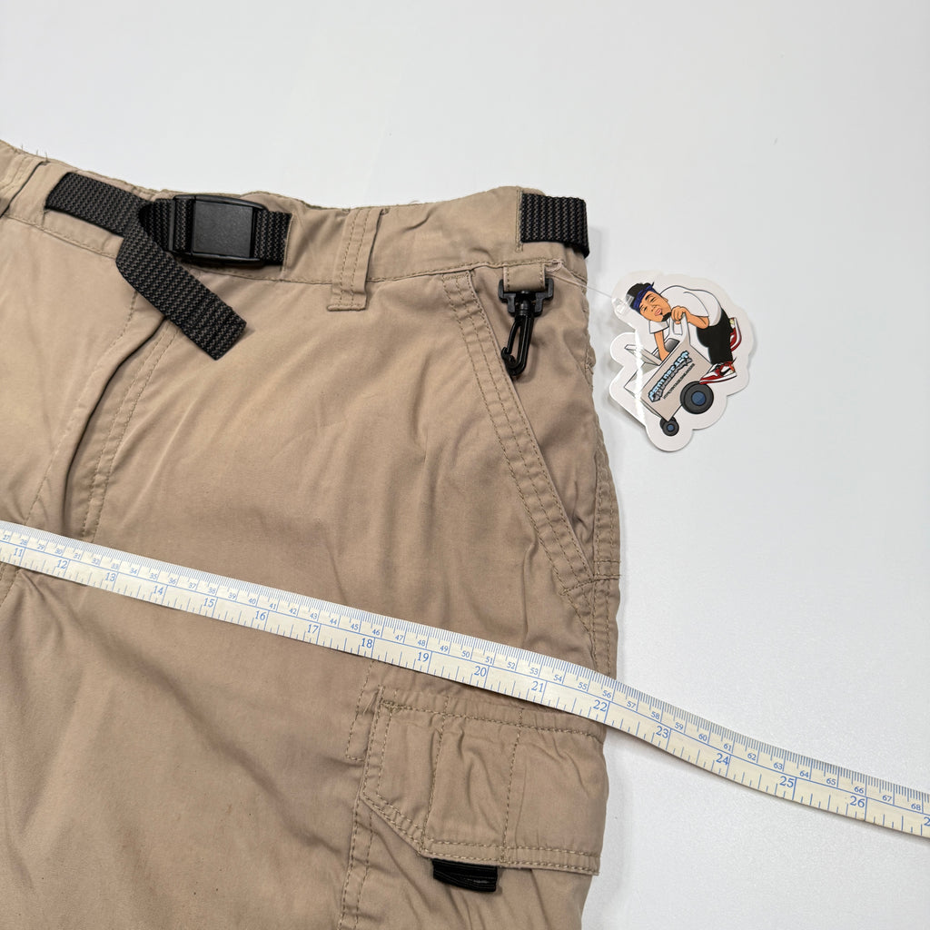 Y2K BC Clothink Outdoor Utility Shorts 34" Tan