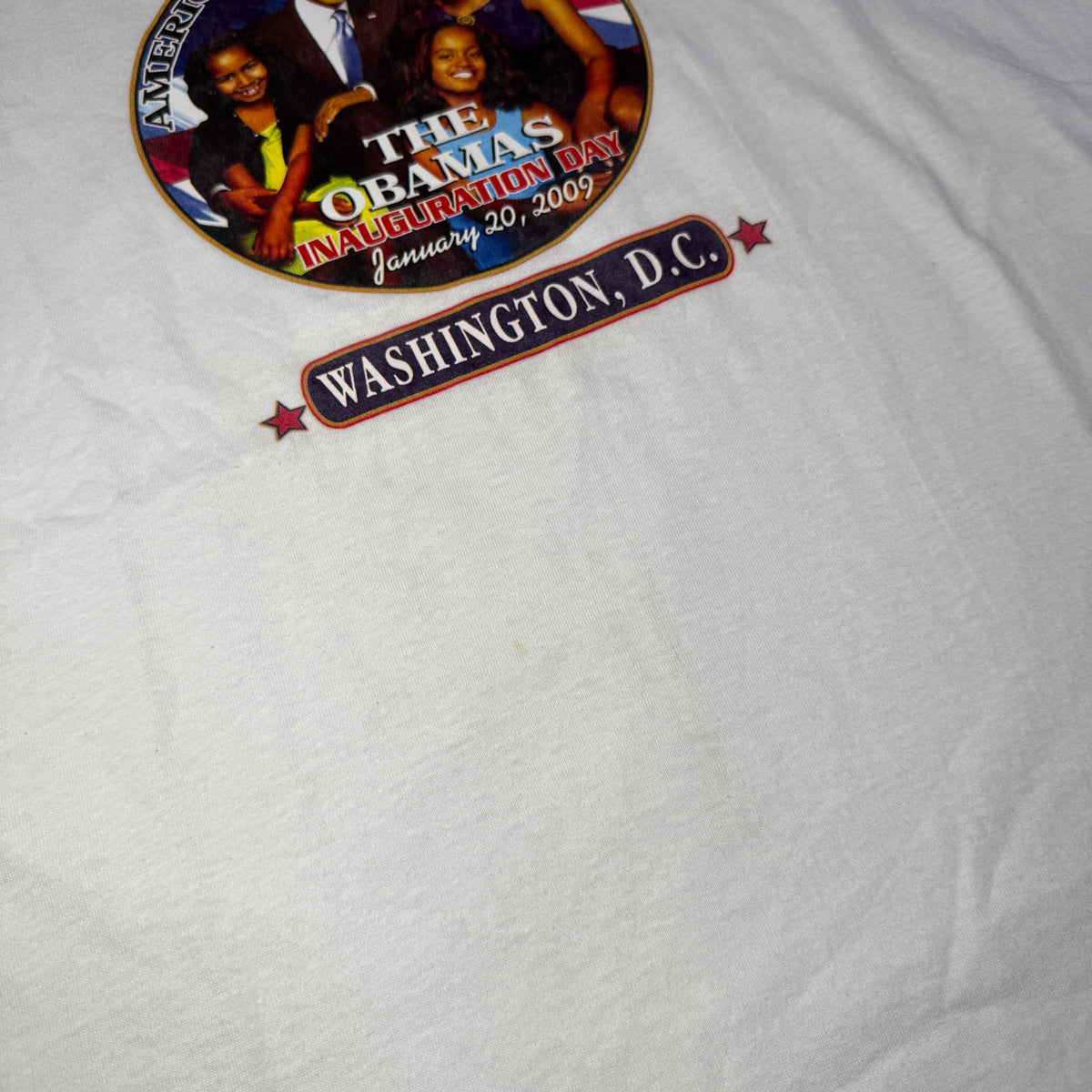 Y2K 2009 Obamas T Shirt XL White