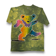 Load image into Gallery viewer, VTG 1994 Grateful Dead Dancing Bear Green Tie Dye T Shirt L