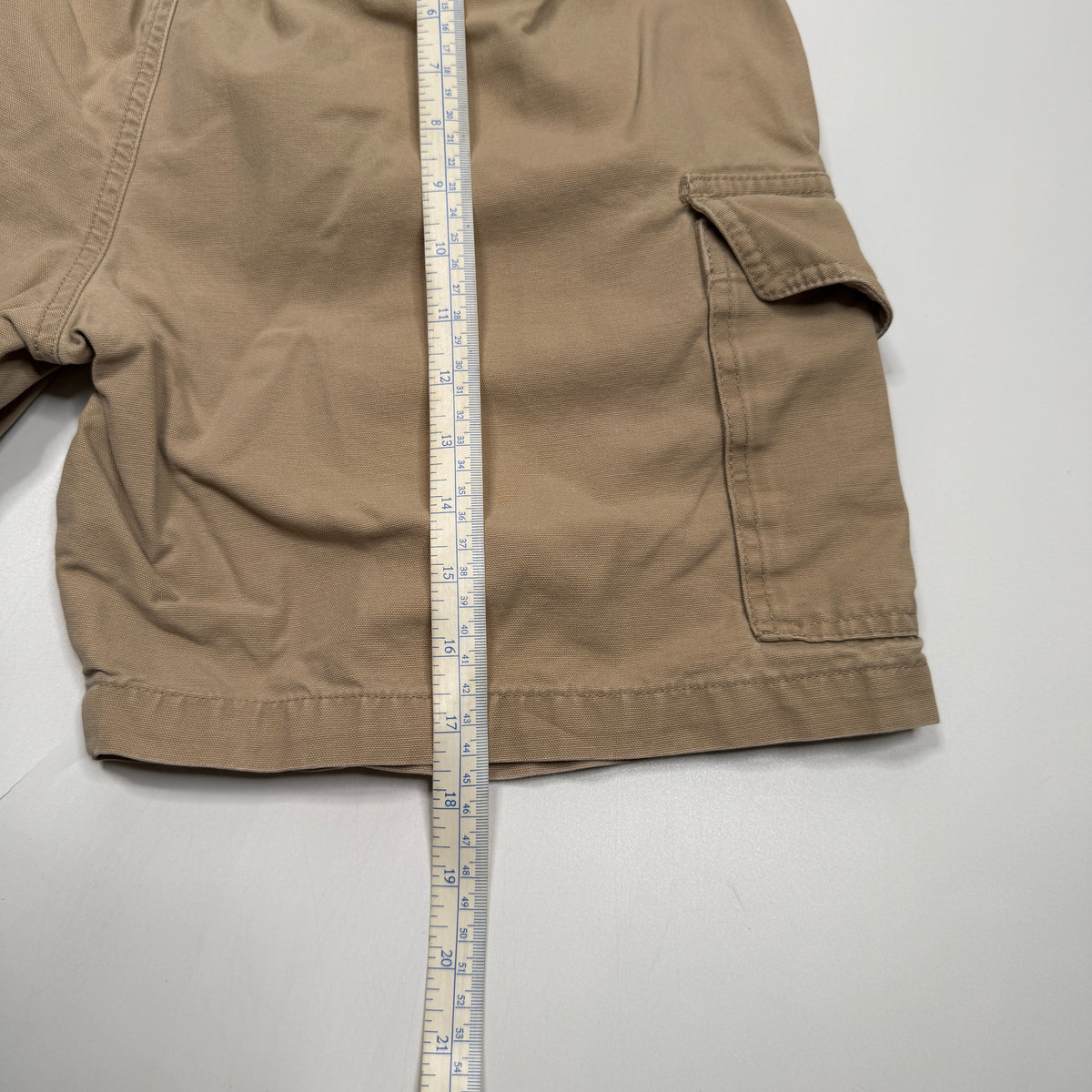 VTG Ocean Pacific Cargo Elastic Shorts 30" Khaki