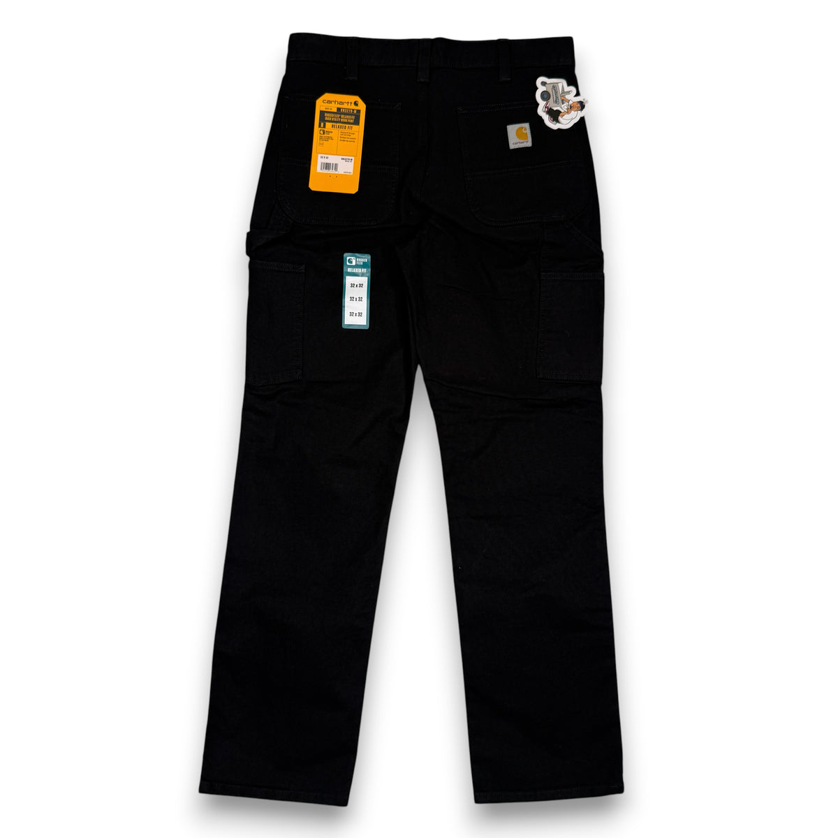 NWT Carhartt Relaxed Straight Duck Pants 32" Black