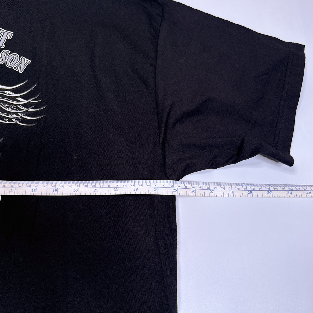 Y2K 2005 Harley Davidson Twin Engine T Shirt 2XL Black