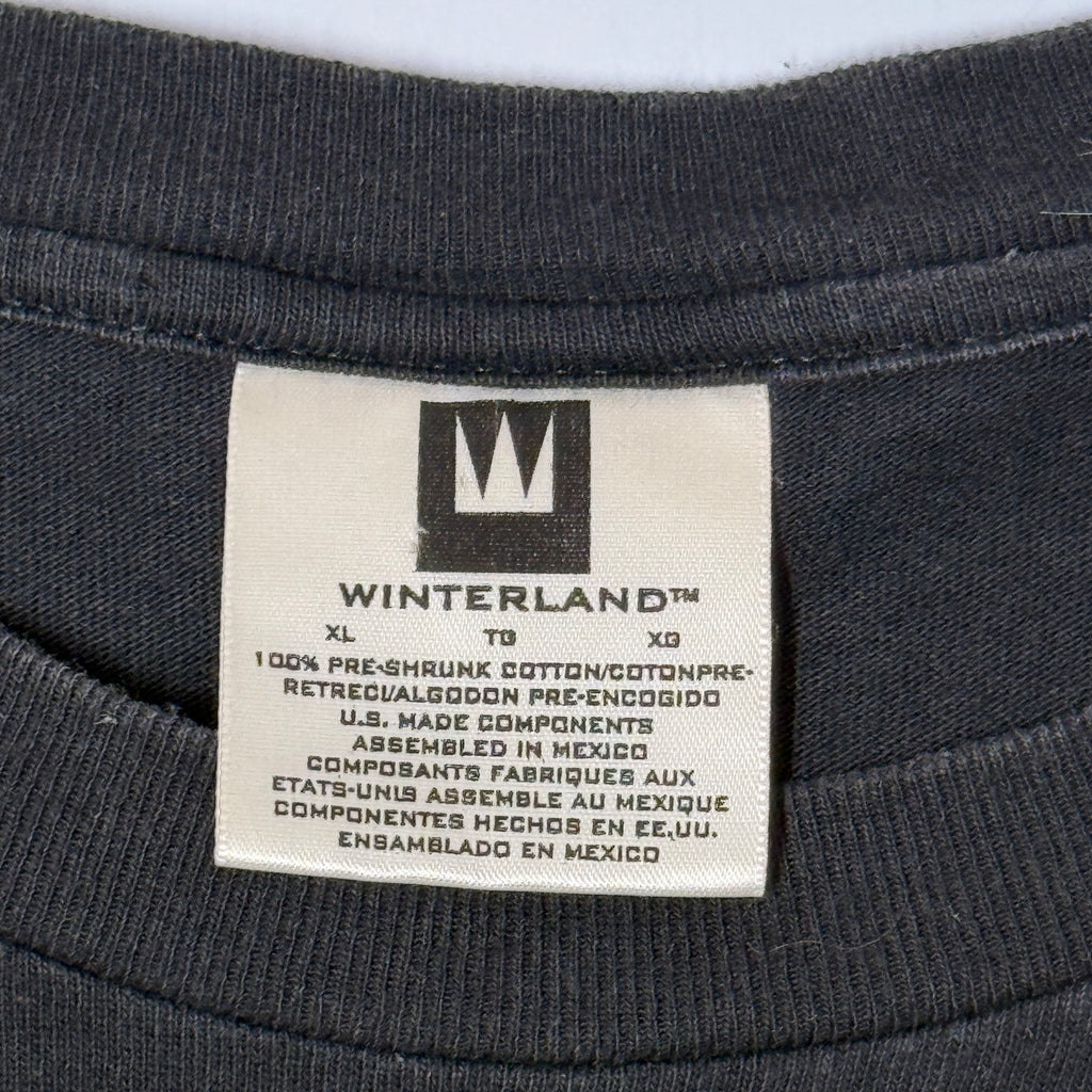VTG Winterland 1999 Pantera World Domination Euro Tour T Shirt XL Black