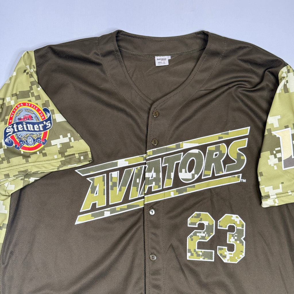Las Vegas Aviators Baseball Camo Promo Jersey XL