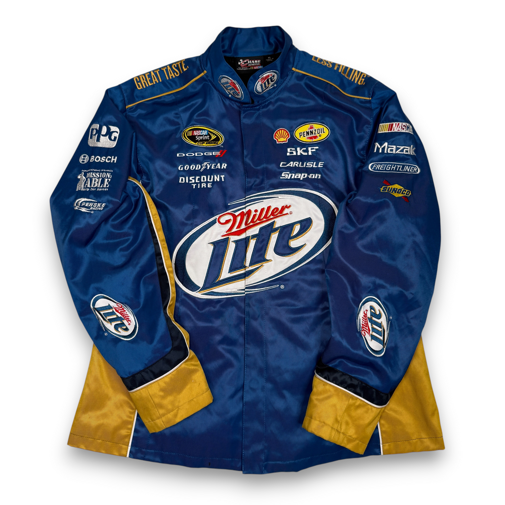 Y2K Chase Authentic Miller Lite NASCAR Jacket XL wmn