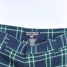 Load image into Gallery viewer, Y2K Polo Ralph Lauren Green Plaid Shorts S/28"