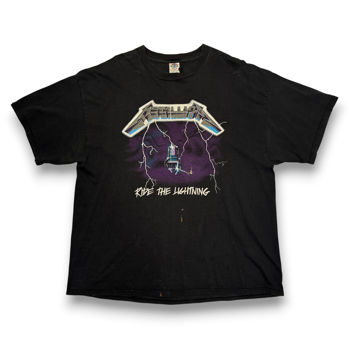 Y2K Metallica Ride The Lightning T Shirt 2XL