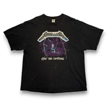 Load image into Gallery viewer, VTG Metallica Ride The Lightning T Shirt 2XL