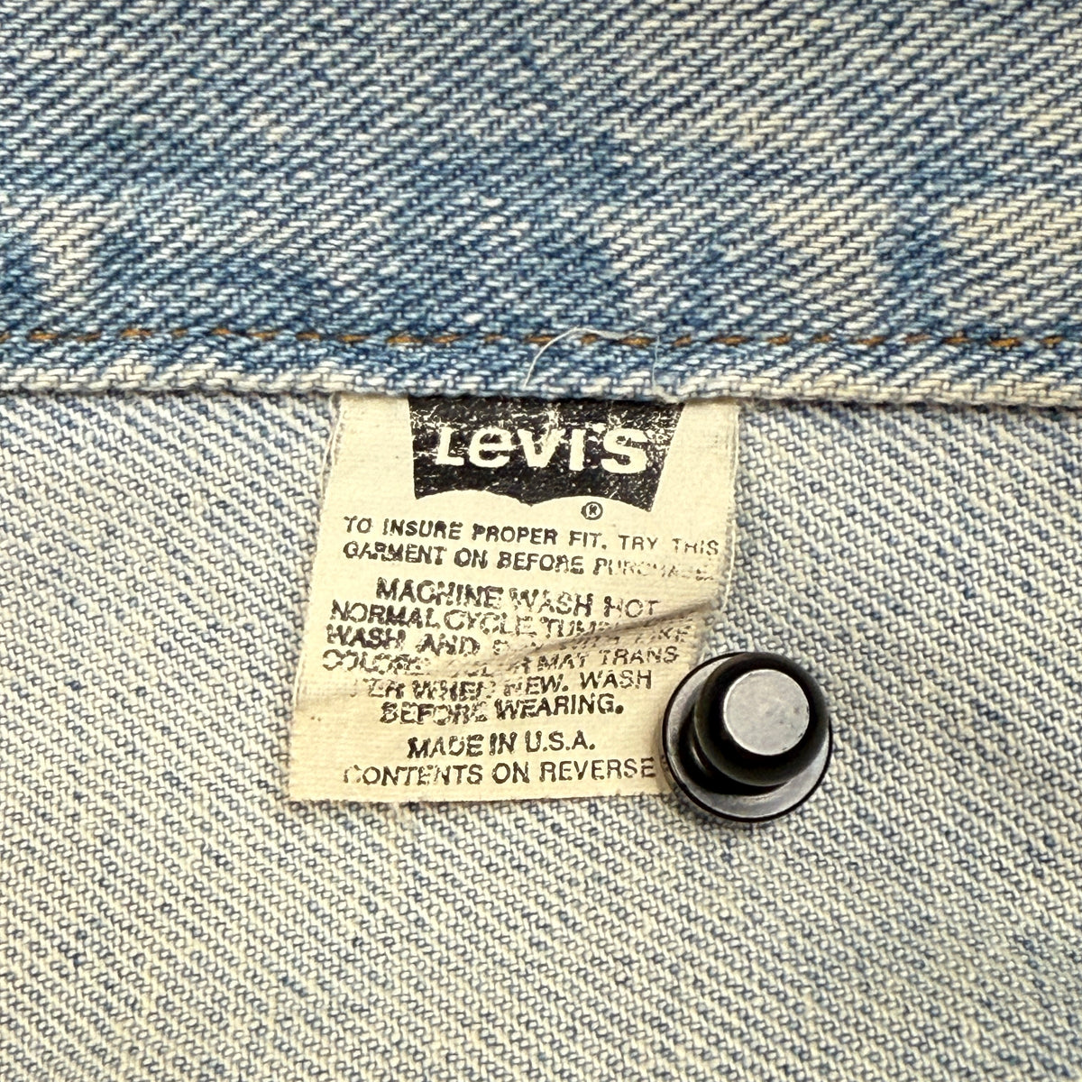 VTG Levis Cut Off Floral Hand Painted Denim Vest S/M