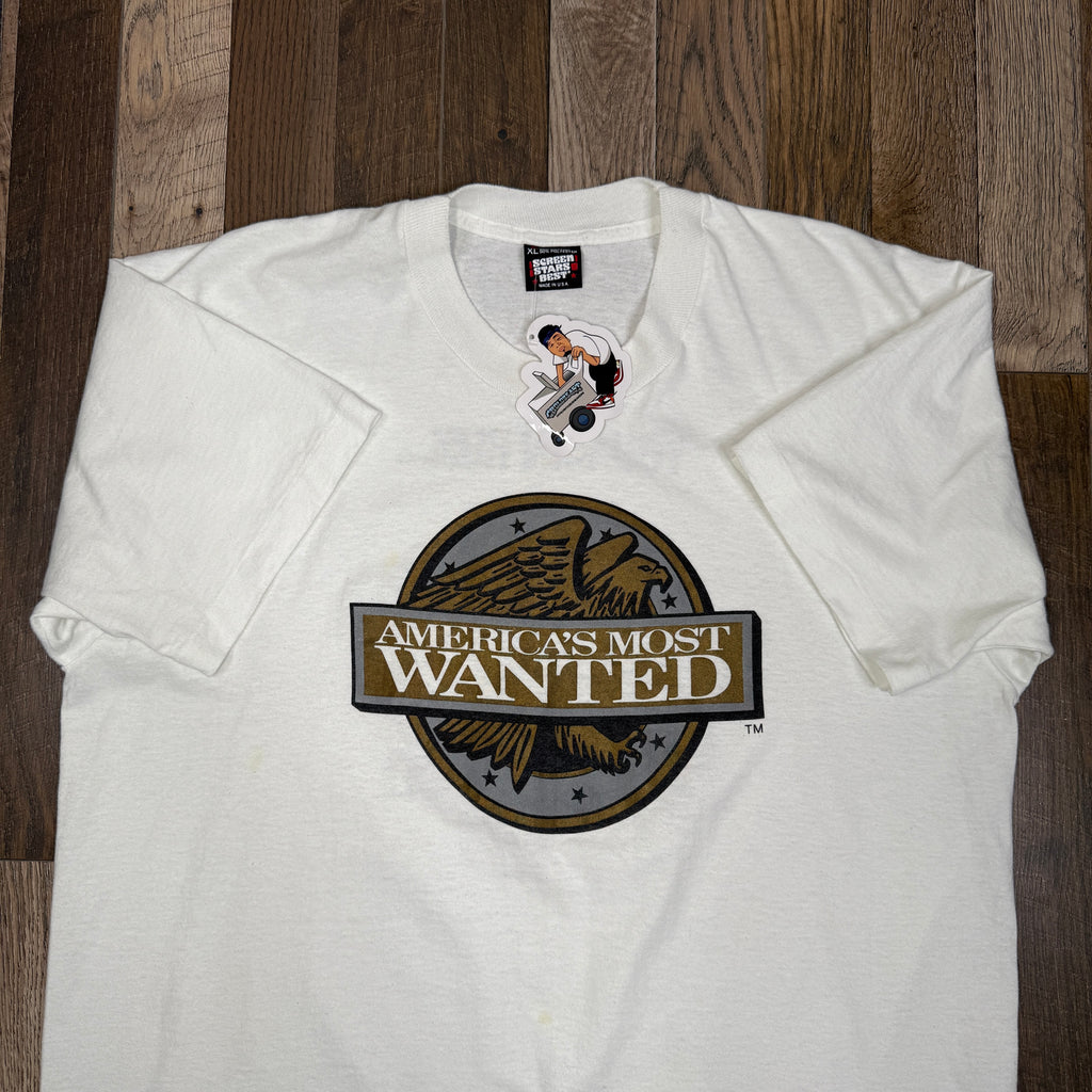 VTG Americas Most Wanted T Shirt XL White