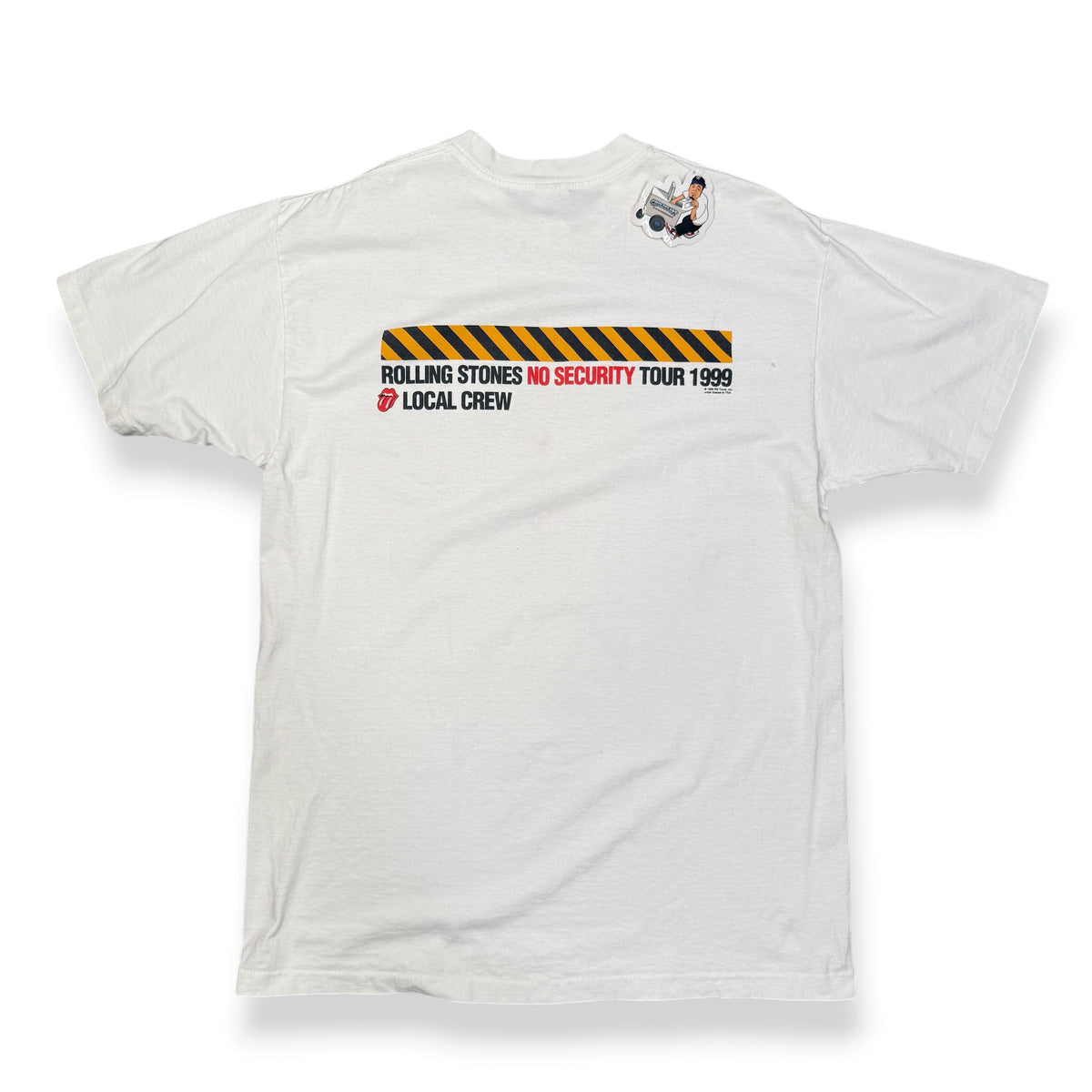 VTG 1999 Rolling Stones No Security T Shirt XL