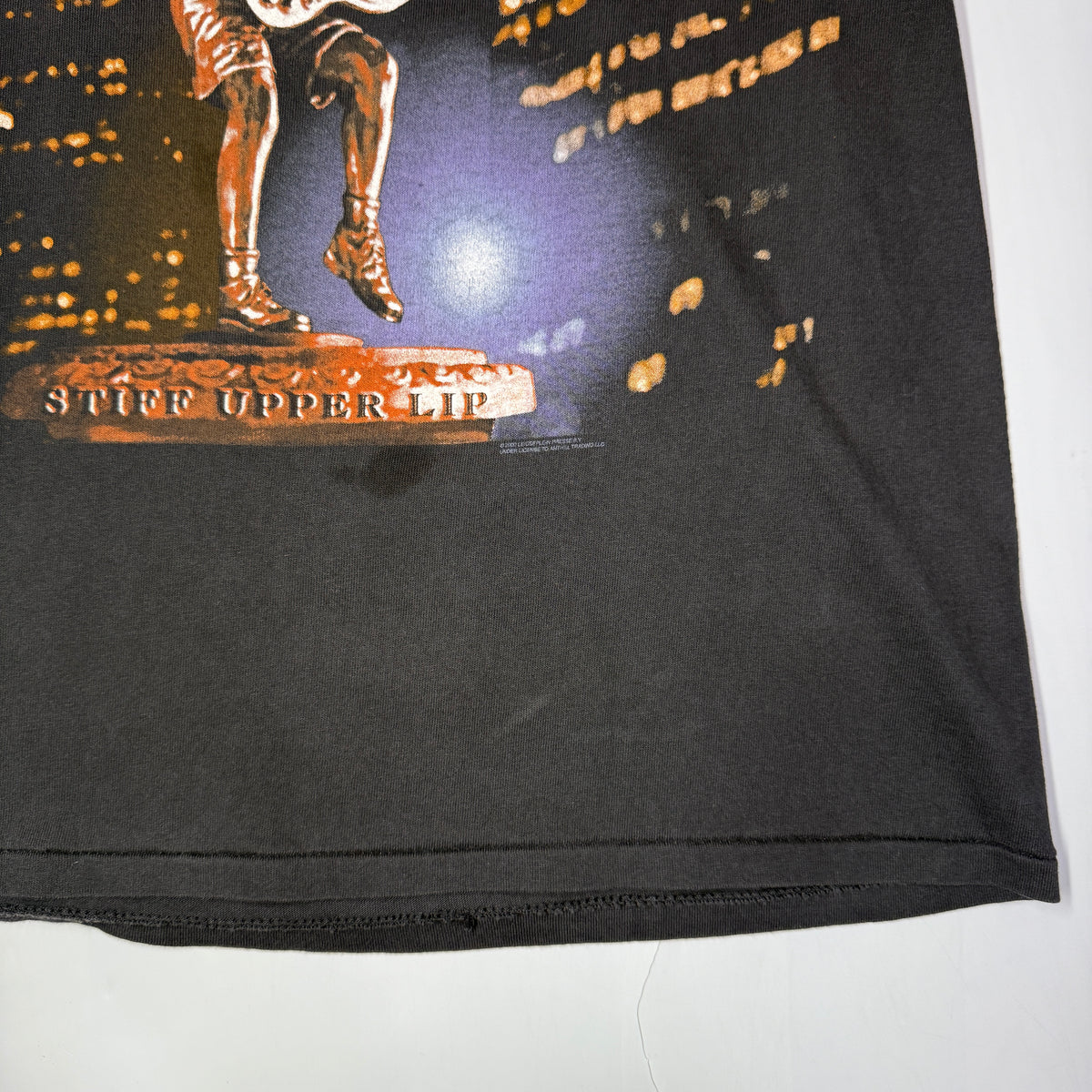 Y2K 2000 ACDC Upper Lip World Tour T Shirt M Black