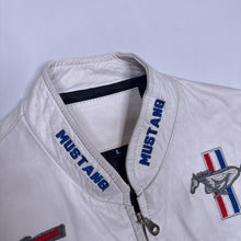 Load image into Gallery viewer, VTG Mustang GT Leather Jacket M