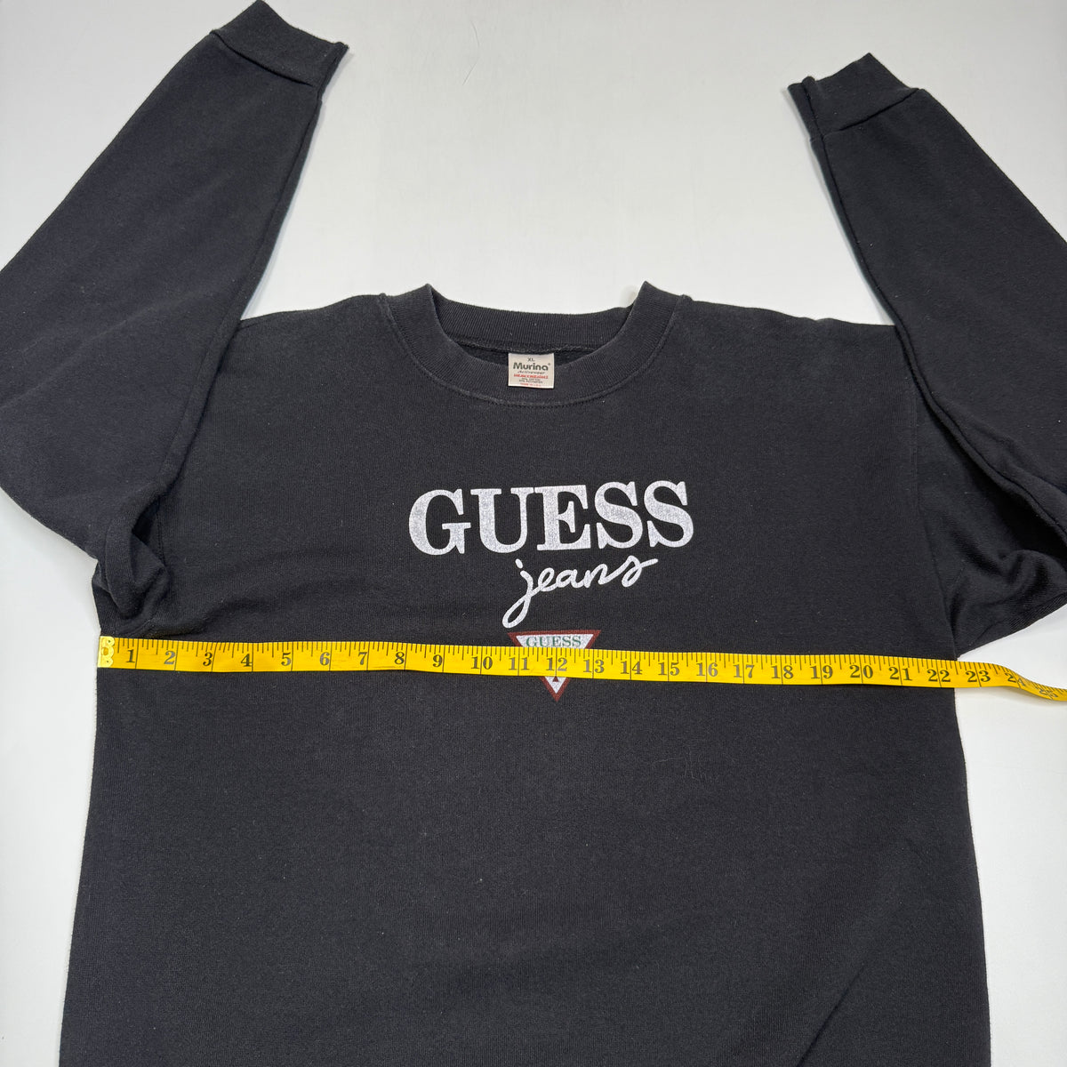 VTG Guess Jeans Script Sweatshirt L