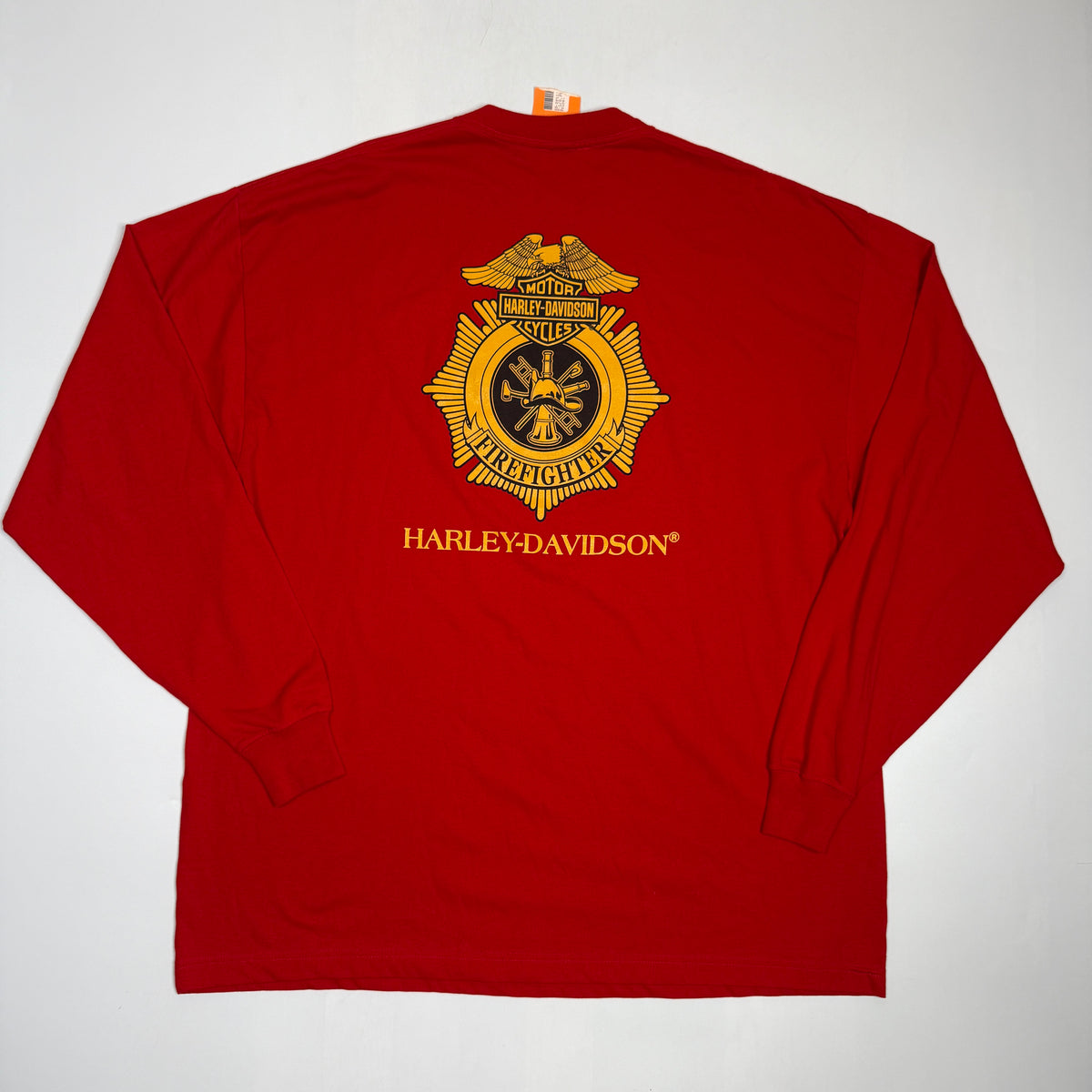 NWT Harley Davidson Fire FIghters L/S T Shirt 3XL Red