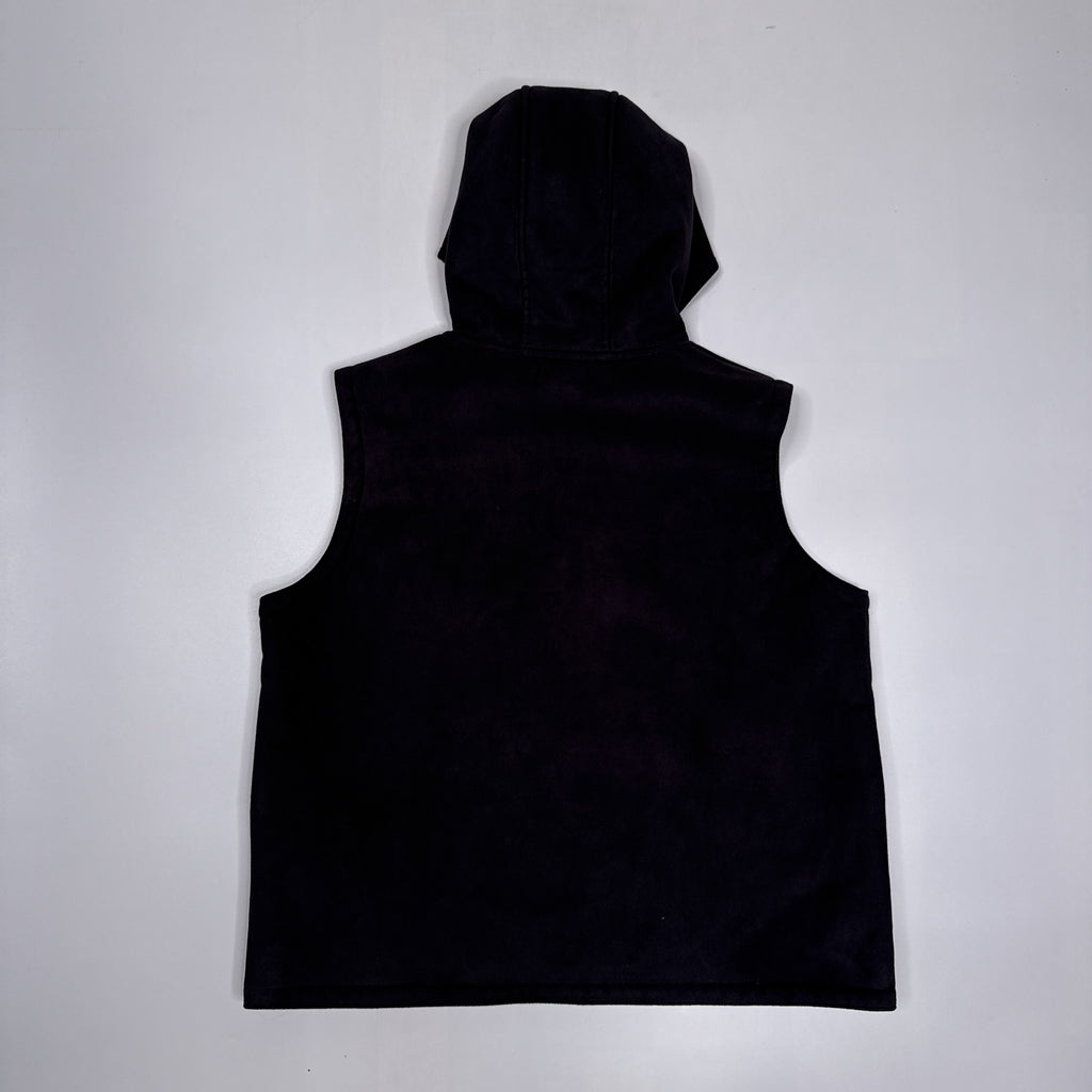 Y2K Polo Ralph Lauren Sherpa Lined Suede Vest M