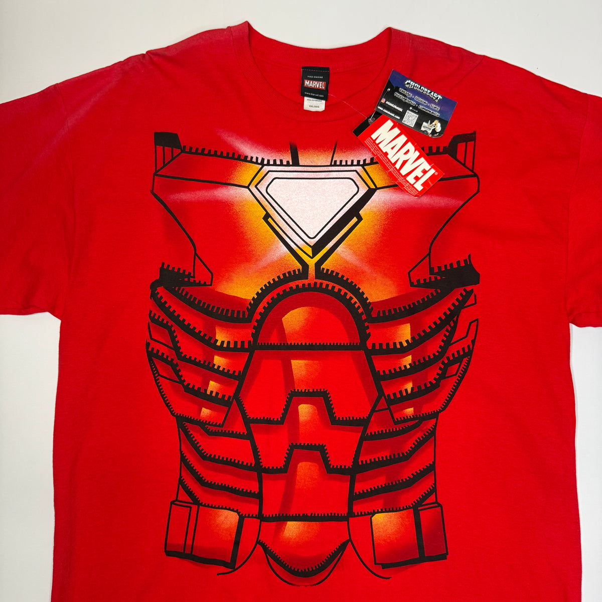 NWT Y2K Marvel Iron Man Suit T Shirt 2XL