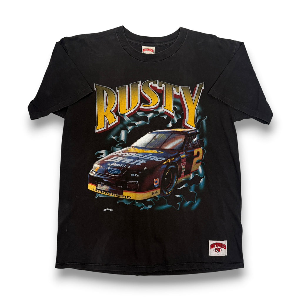 VTG Rusty Wallace Nutmeg T Shirt XL