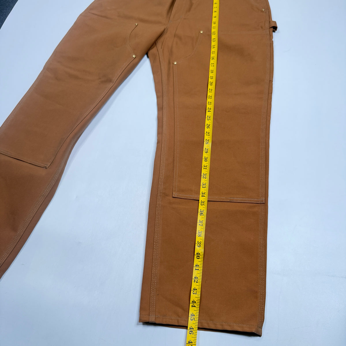 NWT Carhartt Iconic B01 Firm Duck Double Front Loose Fit Work Pants 40" Brown