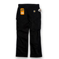 NWT Carhartt Relaxed Fit Utility Straight Twill Pants 33" Black