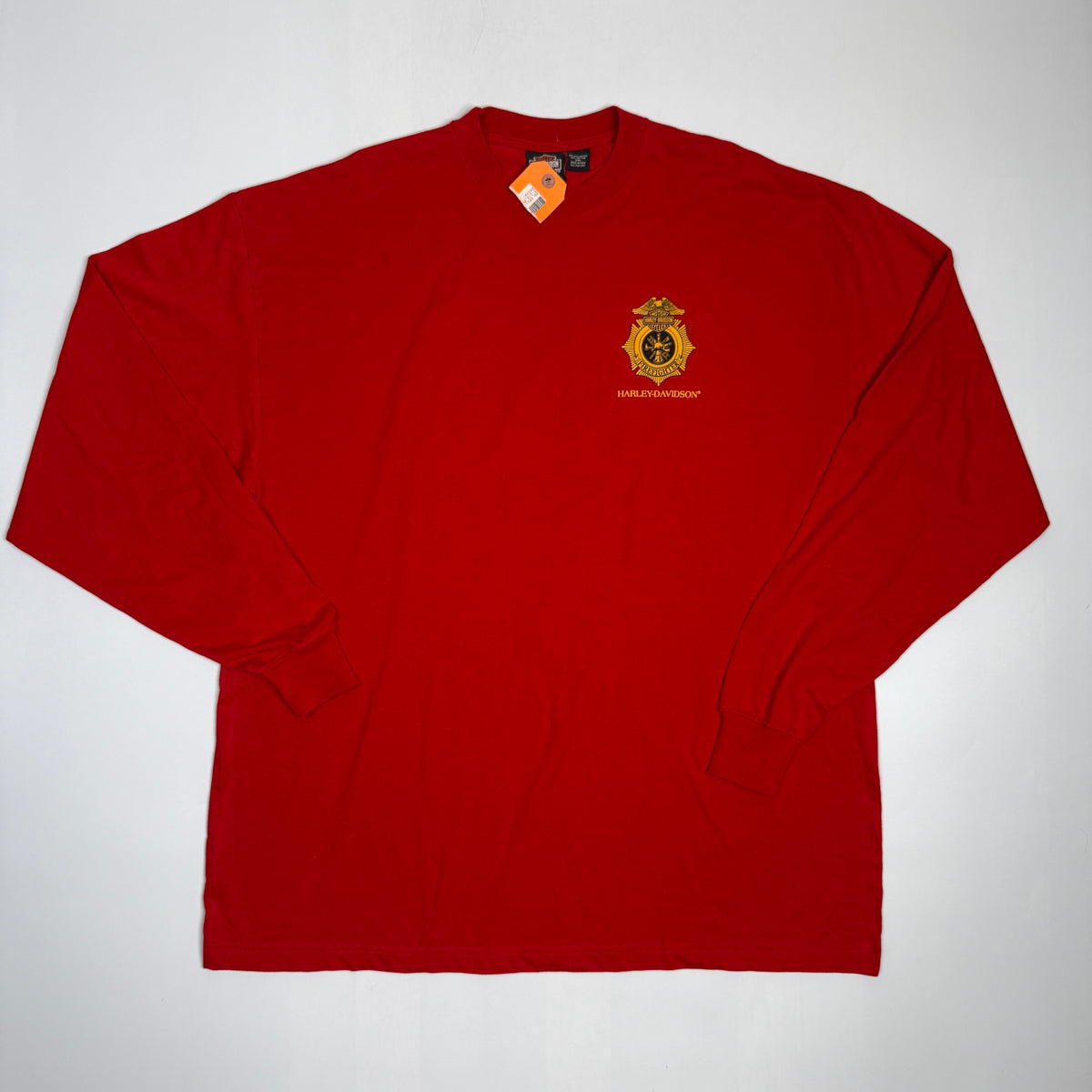 NWT Harley Davidson Fire FIghters L/S T Shirt 3XL Red