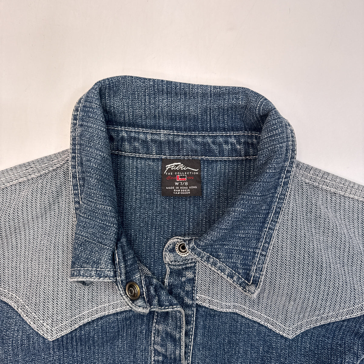 Y2K Fubu Denim Western Midi Dress