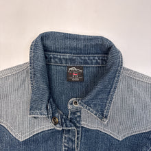 Load image into Gallery viewer, Y2K Fubu Denim Western Midi Dress
