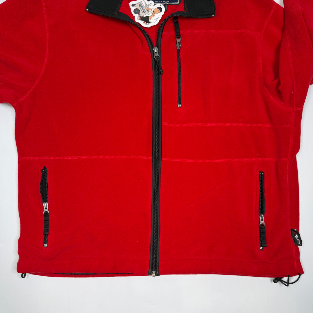 VTG Polo Sport Fleece Full Polartec Thermopro Zip XL
