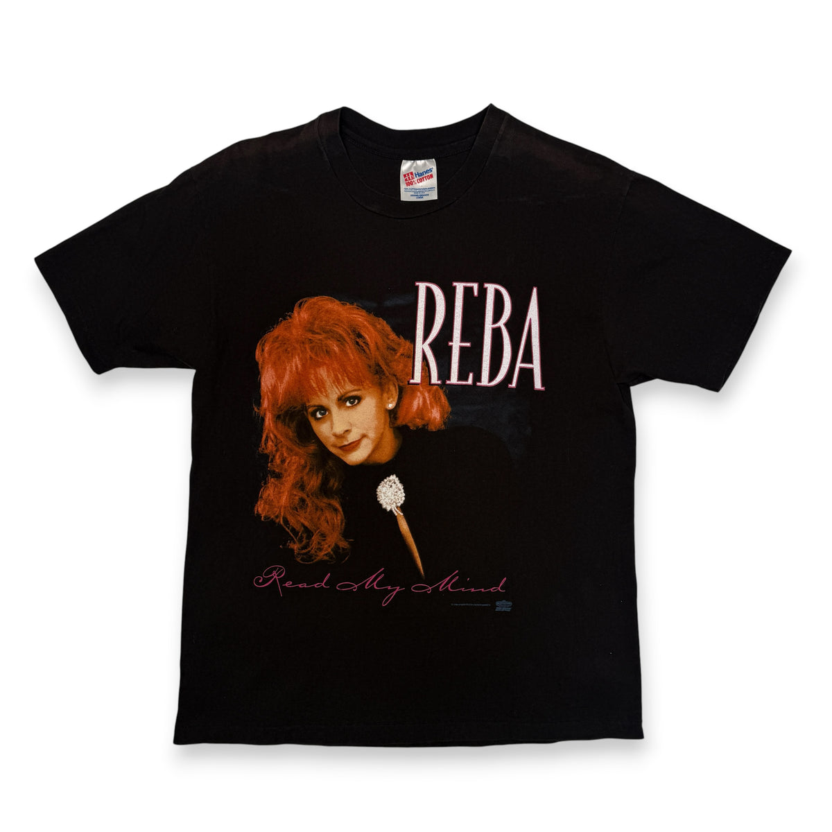 VTG 1994 Reba Read My Mind Tour T Shirt L Black