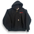 Y2K Carhartt J140 Duck Active Jacket 2XL Black