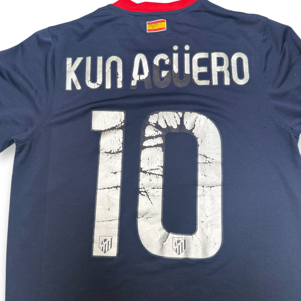 2008 Athletico de Madrid Away Kun Aguero Jersey M