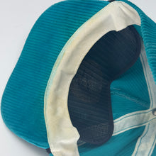 Load image into Gallery viewer, VTG Cadillac Teal Corduroy Leather Strapback Hat