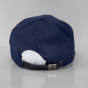 VTG Cadillac Navy Leather Strapback Hat